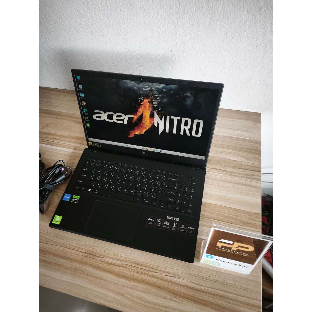 💻 โน๊ตบุ๊ค ACER NITRO V15 RTX4050 ทำงาน ตัดต่อ เล่นเกมส์แรงๆ