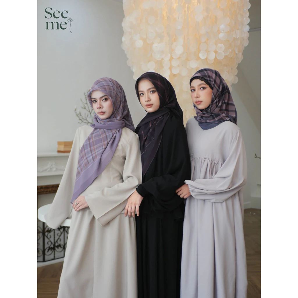 Seeme Printed Premium hijab🖋️✨🌿
