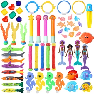 ส่งจากกทม! DivingToysของเล่นดำน้ำ มีหลายแบบมากๆ เสริมพัฒนาการเด็ก พัฒนากล้ามเนื้อ การหยิบจับ น้ำหนักเบาพกพาง่ายสะดวก