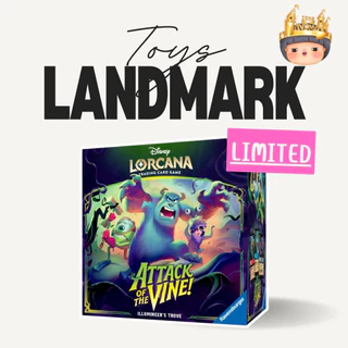 🔥 LIMITED🎁การ์ด(ENG) Lorcana TCG Card Game การ์ดโลร์คานา Attack of the Vine! Prerelease Box (Set 13) พร้อมส่งในไทย🔥