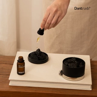 Dontrush หินหอมกระปุกหินภูเขาไฟพร้อมนํ้ามันหอมระเหย - "ROCKY" LAVA STONE DIFFUSER WITH ESSENTIAL OIL