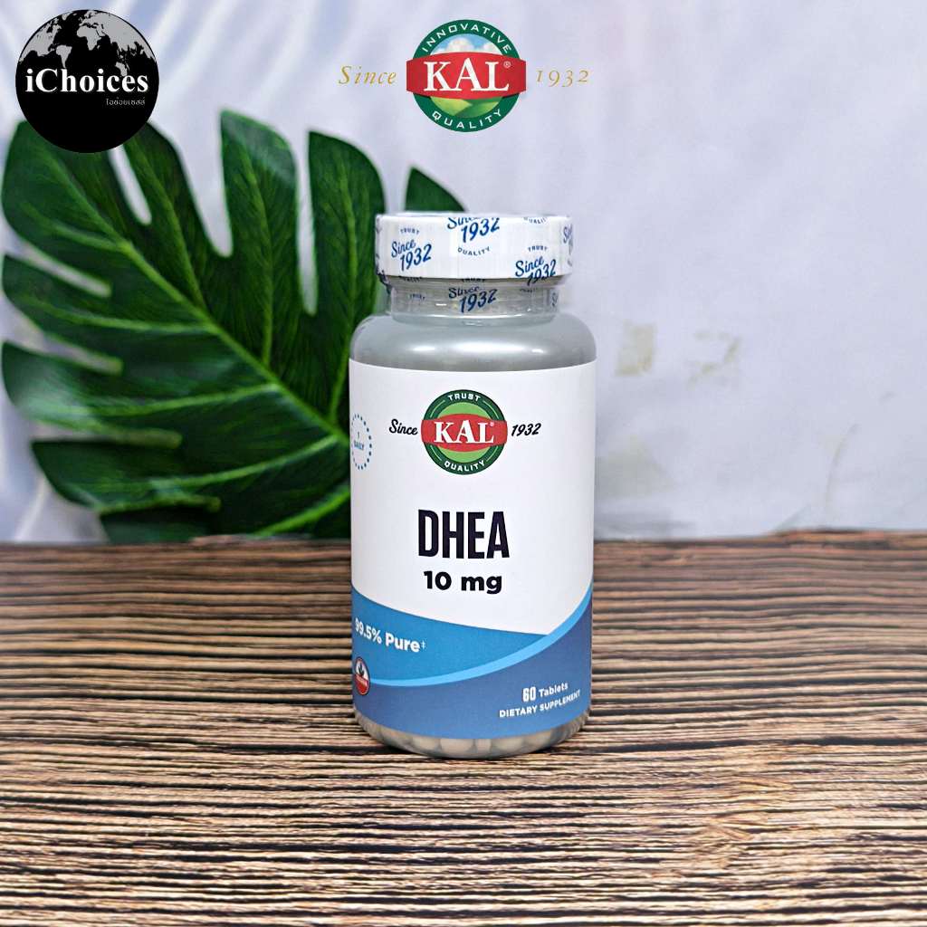 [KAL] DHEA 10 Mg 60 Tablets ดีไฮโดรอีพิแอนโดรสเตอโรน