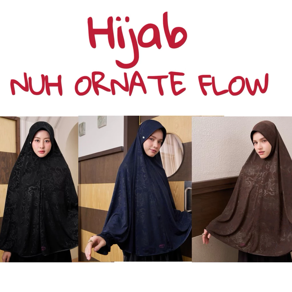 Hijab รุ่น Nuh Ornate Flow