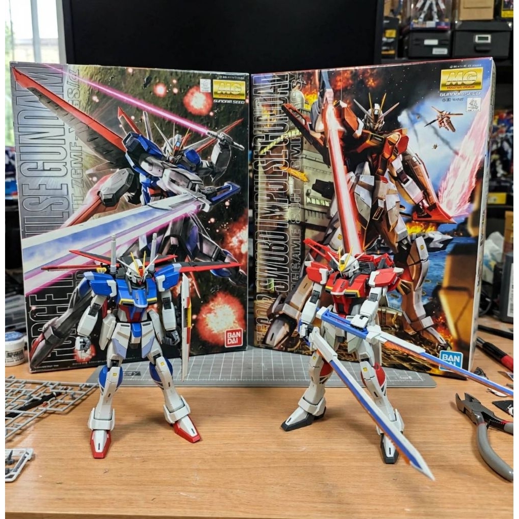 MG ZGMF-X56S/A Force Impulse Gundam + SWORD IMPULSE GUNDAM สินค้าตามรูปสอบถามเพิ่มเติมได้ครับ
