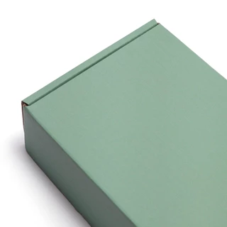 กล่องหูช้าง ไซส์ A,B สีเขียวพาสเทล Moss Green พัสดุ กล่องของขวัญ กล่องสินค้า กระดาษลูกฟูก