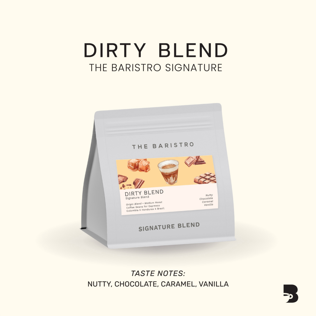 เมล็ดกาแฟ คั่วกลาง - Dirty Blend The Baristro Signature