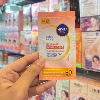 (1ซอง) นีเวีย ซัน เอ็กซ์ตร้า โพรเทค กันแดดเนื้อเซรั่ม Nivea Sun Extra Protect SPF50+ PA+++ (7ml)