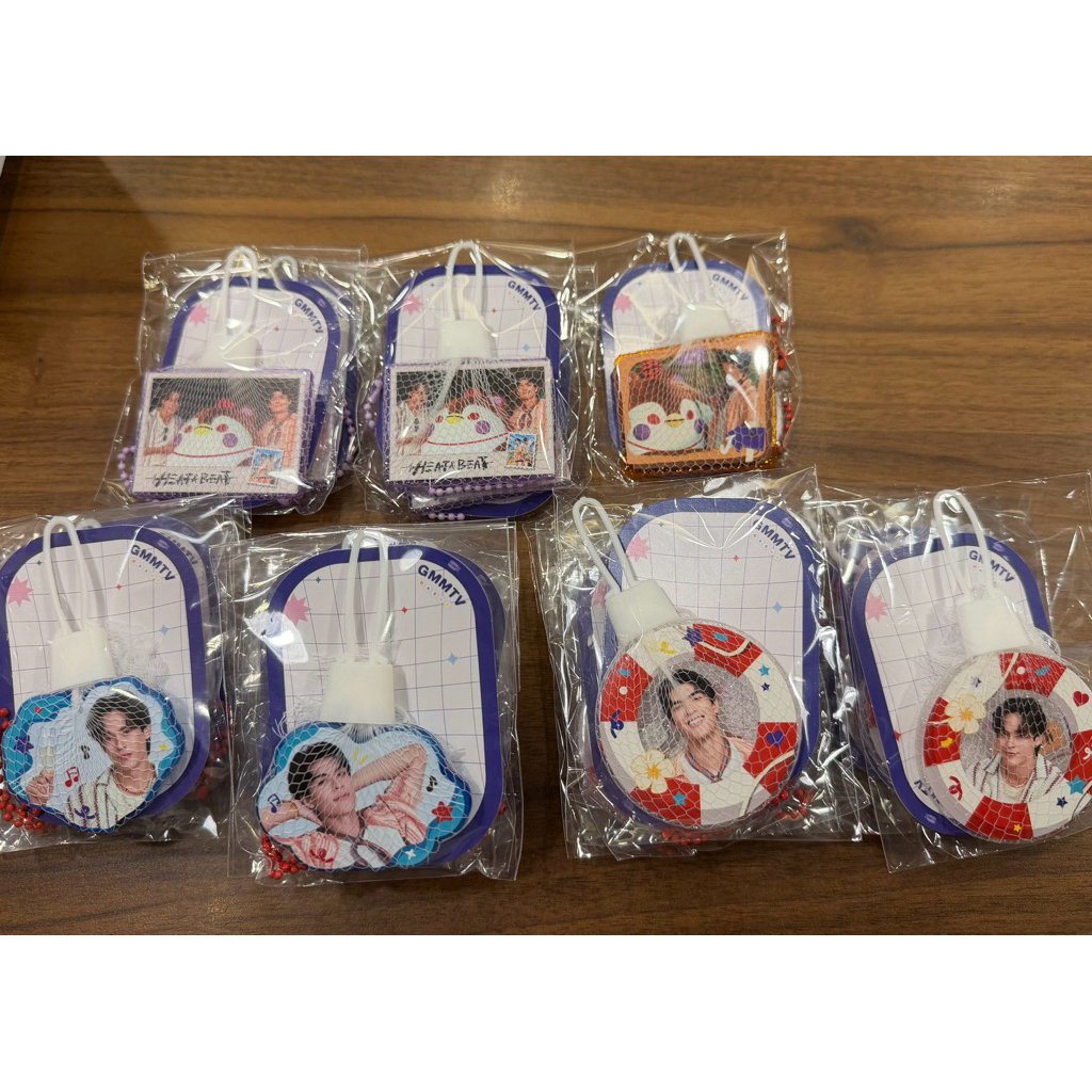 พร้อมส่ง GMMTV JOSSGAWIN จอสกวิน กาชาปอง MEMORY MESH KEYCHAIN