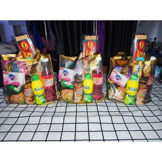 ถุงสังฆทาน ถุงทำบุญ ถุงพลาสติกทนทาน พับได้ & กันน้ำ