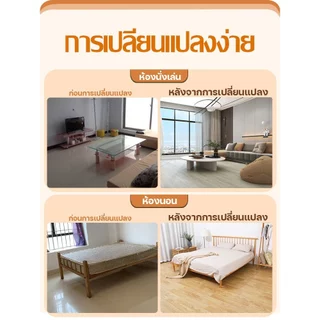 ม้วนใหญ่ 20 ตร.ม. หนา 2.6 มม. กระเบื้องยางPVC กระเบื้องยางลายไม้ แผ่นยางปูพื้น เสื่อน้ํามัน กันน้ำ ทนทาน COD