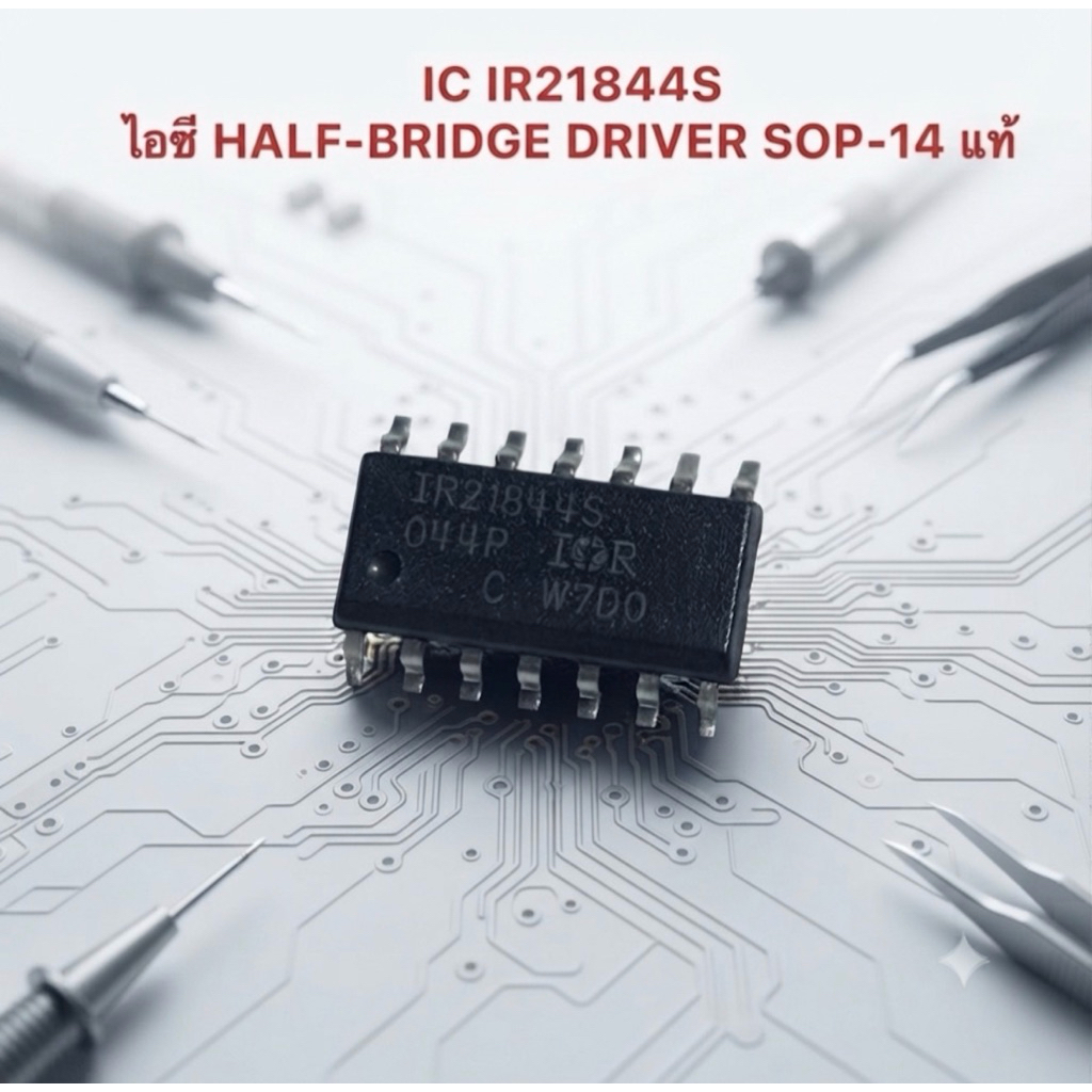 (งานแท้) IC IR21844S ไอซี HALF-BRIDGE DRIVER SOP-14 แท้ รับประกัน เกรดอะไหล่และงานซ่อมจากช่างที่ใช้ซ