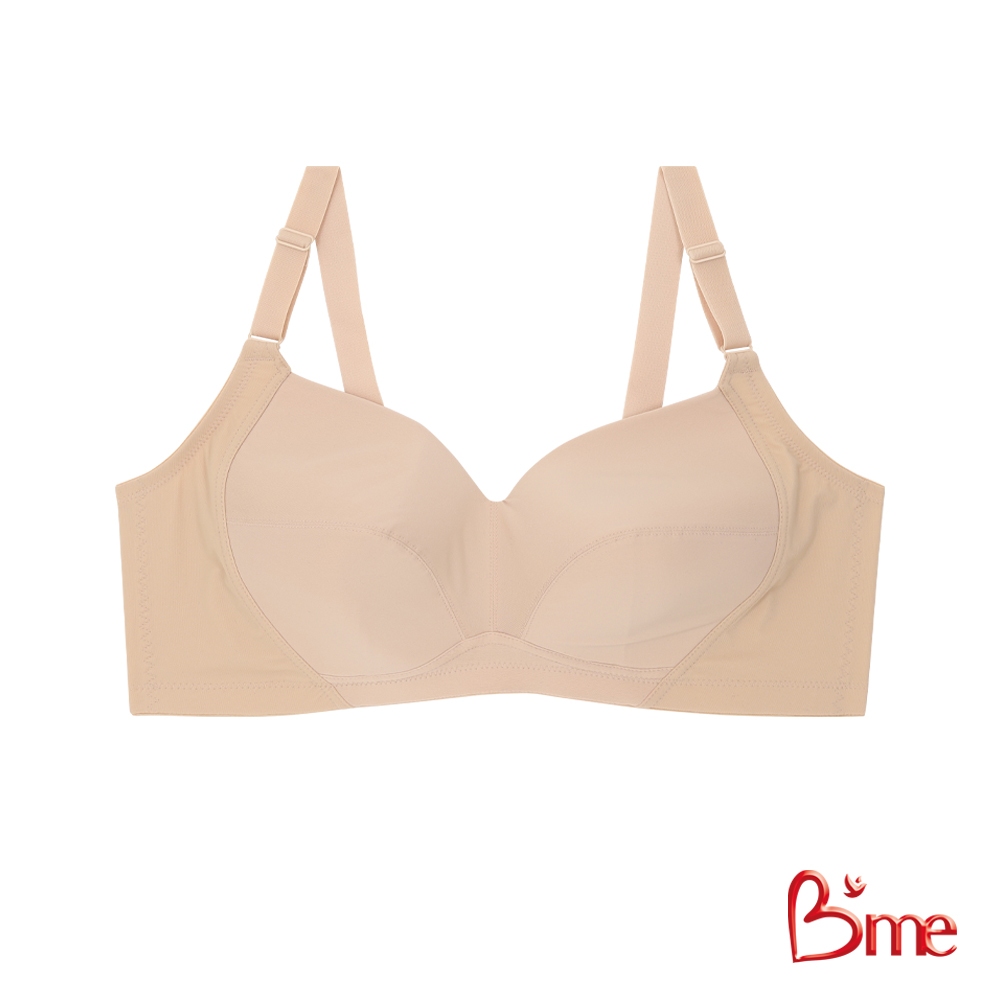 B'me เสื้อชั้นในไร้โครงพลัสไซซ์ Level 1 ฟองบาง รุ่น ME1E92  สีนู้ด ส้มโอลด์โรส ดำ