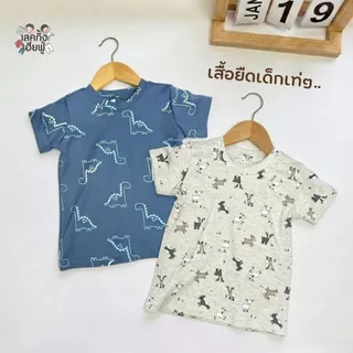 FUFU เสื้อยืดเด็ก ลายแฟชั่น Size S-XL อายุ 1- 8 ปี แขนสั้น คอกลม ใส่ได้ทั้งเด็กชาย/เด็กหญิง(TSF-2)