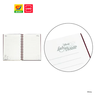 UNO สมุดริมลวด A5 Lady and the Tramp ลิขสิทธิ์แท้