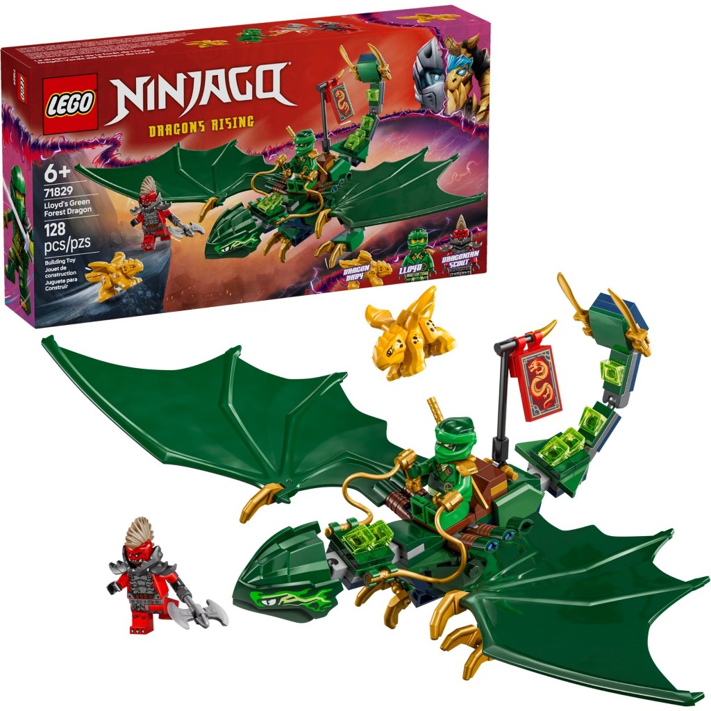 Lego Ninjago 71829 Lloyd's Green Forest Dragon (สินค้าใหม่พร้อมส่ง)