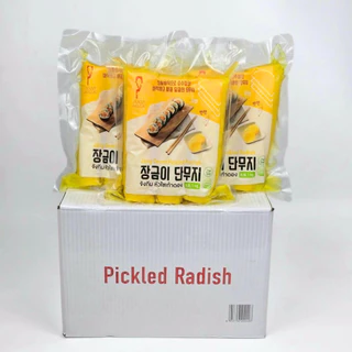 ยกลัง 10 ถุง หัวไชเท้าดองเกาหลี 10KG 3 แบบ แบบแท่ง แบบเส้น แบบสไลด์ ดันมูจี Danmuji Pickled Radish 단무지