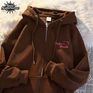 [ส่งฟรี] เสื้อสเวตเตอร์แจ็คเก็ตมีฮู้ด Unisex เนื้อนุ่ม ใส่สบาย หน้าหนาวนี้ต้องมี ราคาคุ้มค่า
