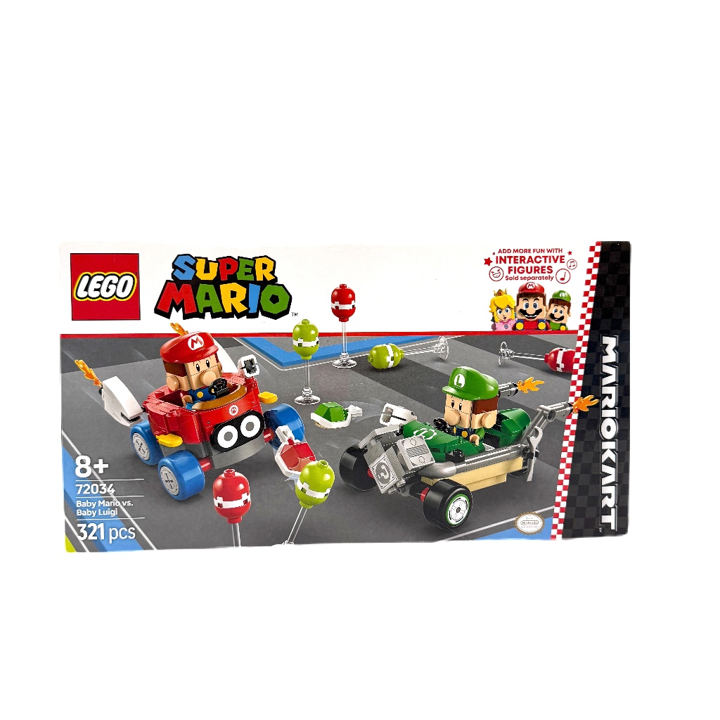 LEGO Super Mario Mario Kart – Baby Mario vs. Baby Luigi 72034  ตัวต่อเสริมทักษะ