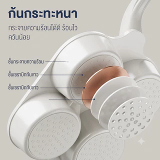 กระทะทอดไข่ 4หลุม Non-Stick ไม่ติดกระทะ ไทเทเนียมเซรามิก ใช้ทอดไข่ดาว ทอดแฮม ทำไส้เบอร์เกอร์ ใช้ได้กับเตาทุกชนิด