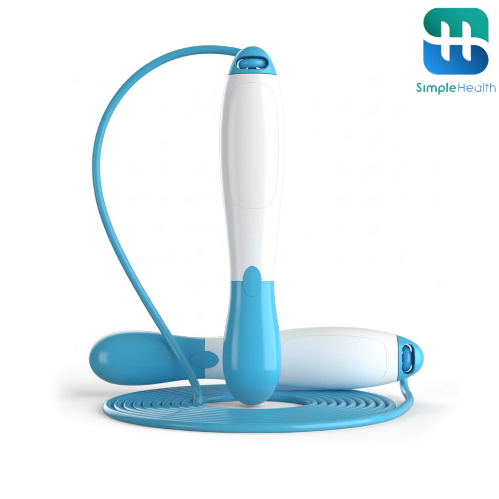 Simple HealthCare เชือกกระโดด Jump Rope ระบบหมุนได้ 360 องศา กระโดดลื่น ไม่สะดุด เชือกไม่พันกัน