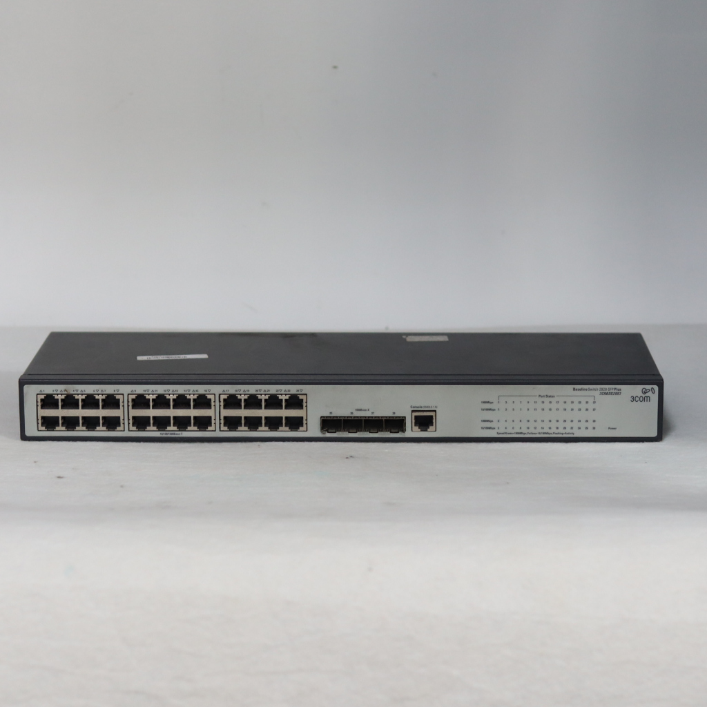 3COM Baseline switch 2928-SFP Plus 3CRBSG2893 สวิตช์เครือข่ายระดับ Layer 2 Smart Managed Switch