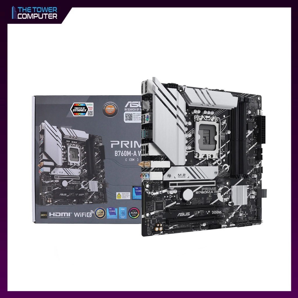 เมนบอร์ด ASUS PRIME B760M-A WIFI (DDR5)