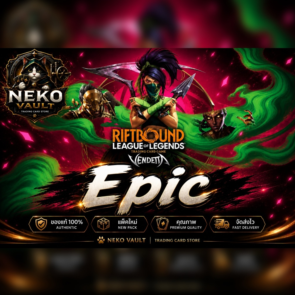 Riftbound Vendetta Set4 Single Card แยกใบ ระดับ Epic [E] | Neko Vault