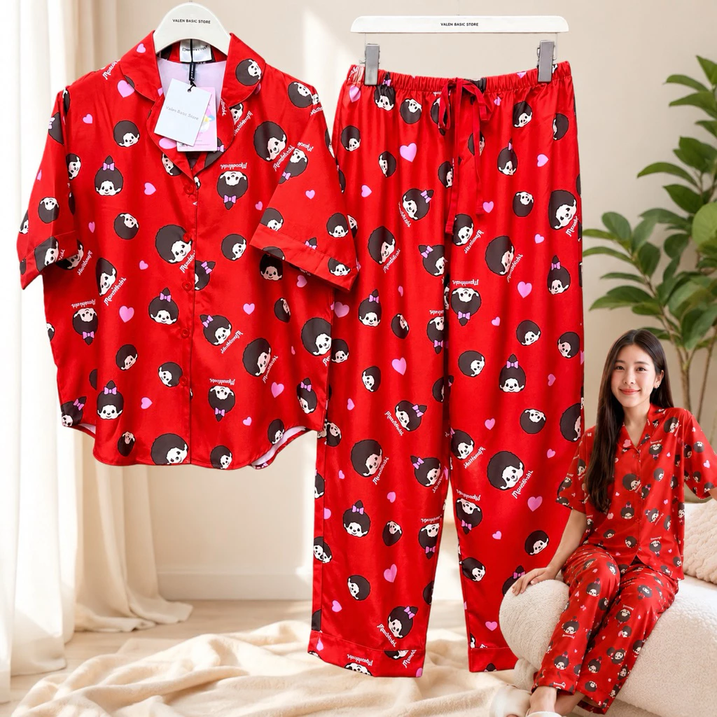 (เก๊บโค๊ดส่วนลด)👕🩳💤ม่อนชิชิน่ารัก พร้อมส่ง สาวกม่อนชิคนรักม่อนต้องมีแล้วชุดนอนที่ใส่สบาย📌 Item เด็ด ✨ ‘ ที่ต้องมีติดบ้าน