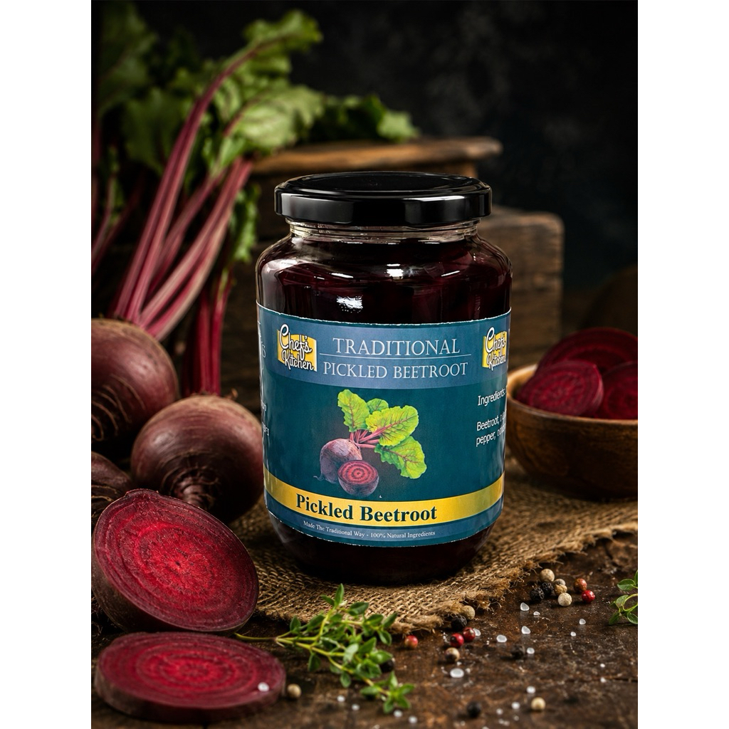 Chef’s kitchen traditional pickled beetroot 465ml- บีทรูทดอง 465มล