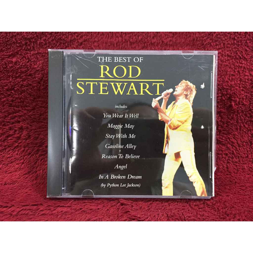 CD Rod Stewart – The Best Of Rod Stewart สภาพตามรูปปก EA118-96