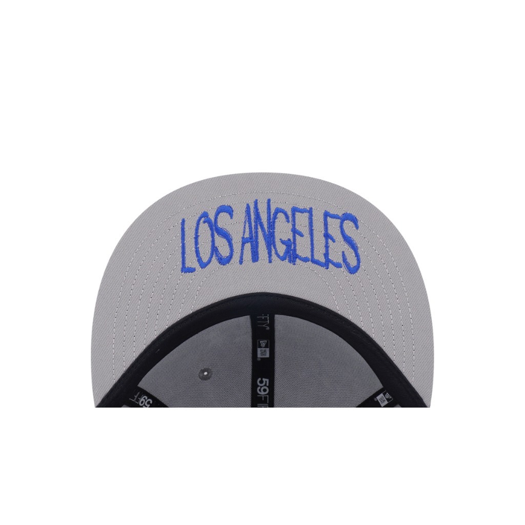 New Era قبعة 59Fifty ‏Los Angeles Dodgers — رمادي — صورة 6