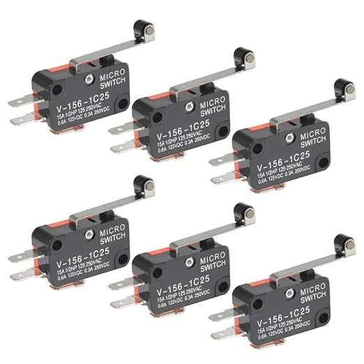 microswitch ไมโครสวิตช์ มีก้าน มีล้อ ไม่มีก้าน