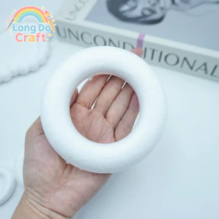โฟมวงกลม 1ชิ้น มีขนาด 4.5/7/8/10cm โฟมDiy ใช้สำหรับงานประดิษฐ์ งานตกแต่งต่างๆ