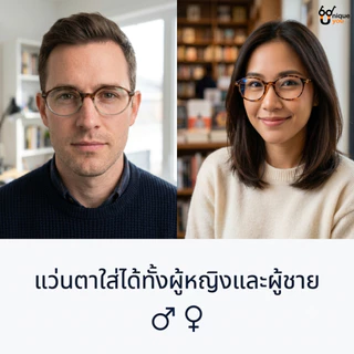 UniqueYou แว่นสายตายาวทรงรี เลนส์กรองแสง Blue Filter ทรงยอดฮิต ดีไซน์ทันสมัย 2161
