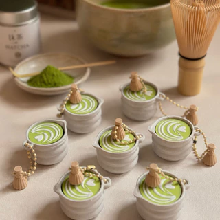 พร้อมส่ง🇹🇭 Matcha Clicker ของเล่นกดเพลิน พวงกุญแจ ถ้วยมัทฉะ🍵(แจ้งตัวอักษรกับร้านค้า)