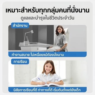 ชุดเบาะรองนั่ง+หมอนรองหลังเพื่อสุขภาพ เมมโมรี่โฟม รองรับเอว ลดปวดเมื่อย ระบายอากาศ สำหรับเก้าอี้ทำงานและรถยนต์