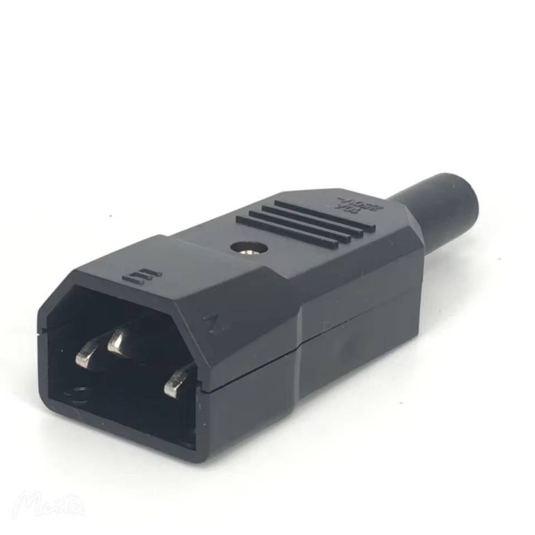 ปลั๊ก AC 3 ขา ตัวผู้ แบบเข้าสาย 10A 250V