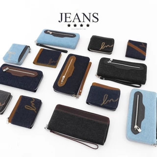 Louis Montini (Jeans Collection) กระเป๋าสตางค์ผ้ายีนส์ กระเป๋า Jean Wallet TTM119
