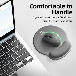 GOOJODOQ M21Pro เมาส์ไร้สาย 2.4Ghz Bluetooth เมาส์บลูทูธ Mouse เงียบ มีปุ่มลัด 3ระดับ Dpi จอแสดงผล