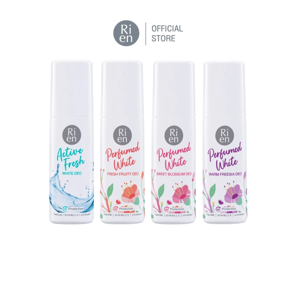 [สินค้าสำหรับแจกเมื่อช้อปครบตามเงื่อนไข] ริเอ็น เพอร์ฟูม ไวท์ ดีโอ ขนาด 60 มล. 1 ชิ้น (คละกลิ่น ไม่สามารถเลือกได้)