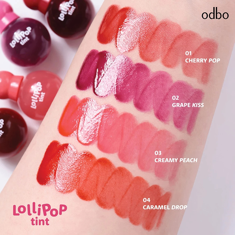 ลิปทินท์ ODBO LOLLIPOP TINT ลอลลิป๊อป ทินต์ OD5029 รูปที่ 6