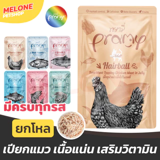 Pramy Functional อาหารเปียกแมว อาหารแมว พรามี่ แมวโต ลูกแมว รส ไก่ ปลา ทูน่า แซลมอน นมแพะ ส่งด่วน ยกโหล 12 ซอง