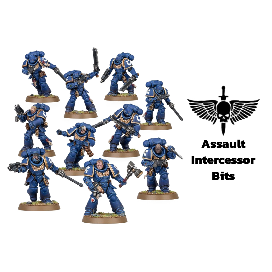 [พร้อมส่ง แยกชิ้น] Assault Intercessors Squad Bits อะไหล่ Warhammer 40K Space Marine