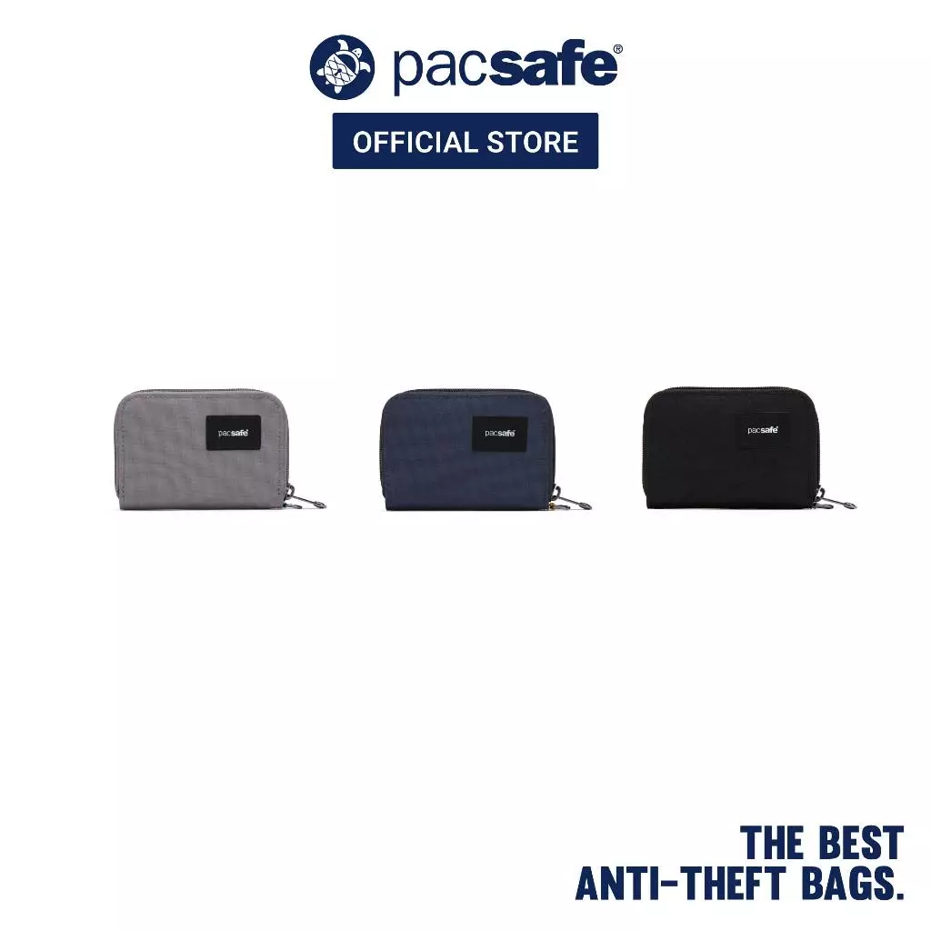 Pacsafe RFIDsafe Card Wallet กระเป๋าสตางค์กันขโมย RFID สำหรับเดินทาง | RFID Blocking