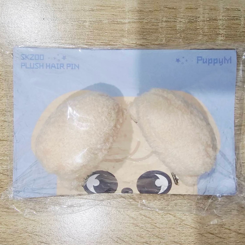 SKZOO Plush Hair Pin : PuppyM - Stray Kids [STAY in Our Little House]