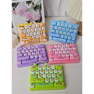 (พร้อมส่งจากไทย) คลิ๊กเกอร์ คีย์แคป ของเล่นปุมกด สนุก คลายเครียด 26 ปุ่ม ขนาด 14x10cm.
