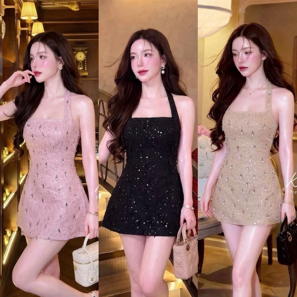 KITTI -T Dress เดรสสั้นเข้ารูปทรงเอที่ช่วยเน้นช่วงเอวให้ดูคอดและพรางสะโพก