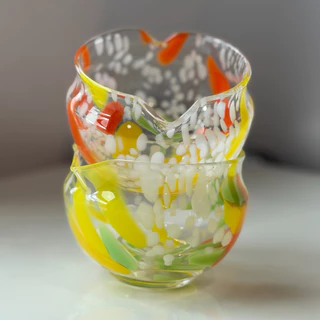 Hinagiku matcha handmade bowl, ชามแก้วมัทฉะ Hunagiku