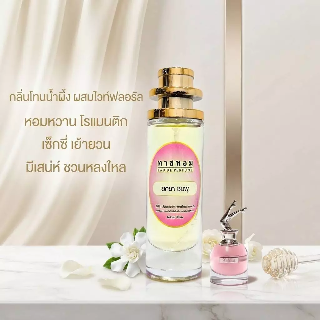 น้ำหอมกลิ่น ยกขา ชมพู นำเข้าจากฝรั่งเศสแท้ 💯% รับประกันความติดทนนาน 12 ชั่วโมง‼️