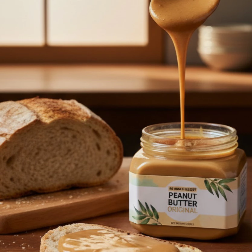 เนยถั่ว"คลีน"รสธรรมชาติ100%(PEANUT BUTTER - ORIGINAL ) 200 g.|ไม่มีน้ำตาลน้ำมันเกลือวัตถุกันเสีย